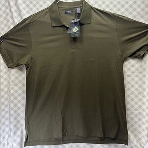 IZOD GOLF PIMA COOL ULTRA WICKING GREEN SHORT SLEEVE SHIRT XL NWT